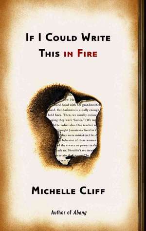 If I Could Write This in Fire de Michelle Cliff