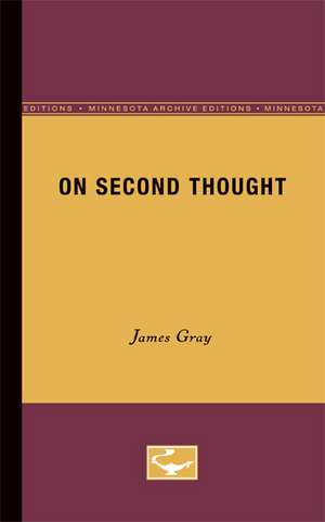 On Second Thought de James Gray