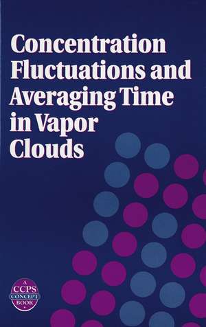 Concentration Fluctuations and Averaging Time in Vapor Clouds de D. J. Wilson