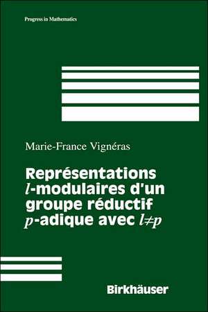 Representations modulaires des groupes reductifs p-adiques. Representations cuspidales de GL(n) de Marie-France Vigneras