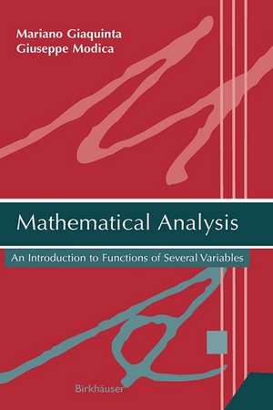 Mathematical Analysis de Mariano Giaquinta
