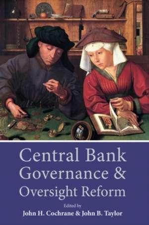 Central Bank Governance and Oversight Reform de John Cochrane