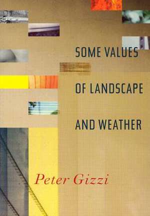 Some Values of Landscape and Weather de Peter Gizzi