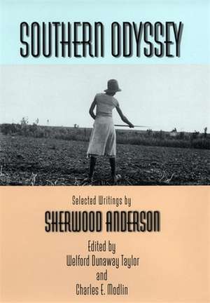 Southern Odyssey de Sherwood Anderson