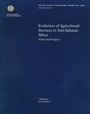 Evolution of Agricultural Services in Sub-Saharan Africa: Trends and Prospects de V. Venkatesan