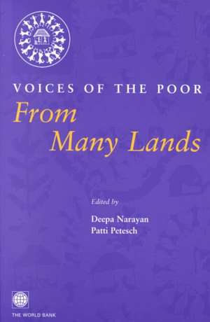 From Many Lands: Voices of the Poor de Policy World Bank