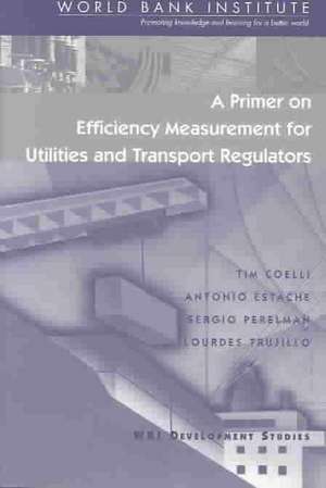 A Primer on Efficiency Measurement for Utilities and Transport Regulators de Tim Coelli