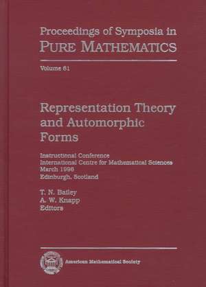 Representation Theory and Automorphic Forms