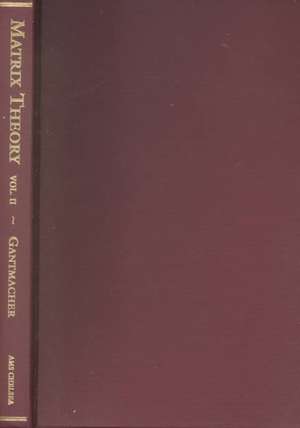 The Theory of Matrices Volume 2 de F. R. Gantmacher