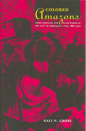 Colored Amazons – Crime, Violence, and Black Women in the City of Brotherly Love, 1880–1910 de Kali N. Gross