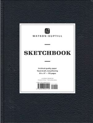 Large Sketchbook (Black) de Watson-Guptill