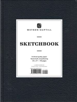 Large Sketchbook (Kivar, Black) de Watson-Guptill Publishing