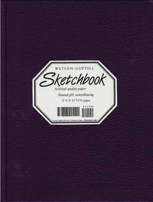 Large Sketchbook (Kivar, Blackberry) de Watson-Guptill