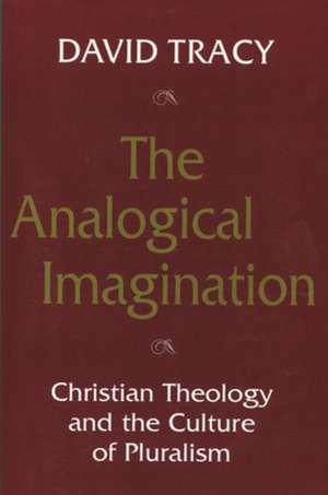 The Analogical Imagination: Christian Theology and the Culture of Pluralism de David Tracy