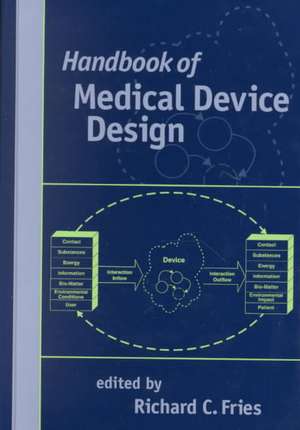 Handbook of Medical Device Design de Richard C. Fries