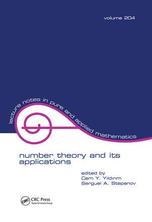 Number Theory and Its Applications de Cem Y. Yildrim