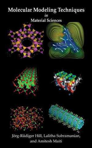 Molecular Modeling Techniques In Material Sciences de Jörg-Rüdiger Hill