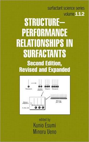 Structure-Performance Relationships in Surfactants de Kunio Esumi