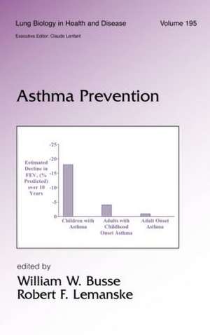 Asthma Prevention de William W. Busse