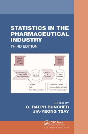 Statistics In the Pharmaceutical Industry de C. Ralph Buncher