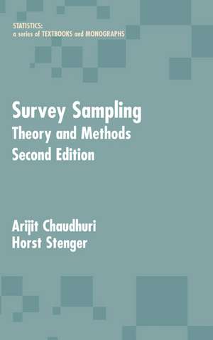 Survey Sampling de Arijit Chaudhuri