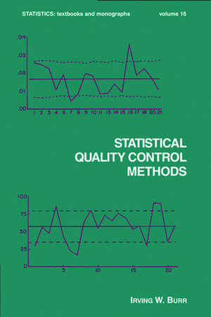 Statistical Quality Control Methods de Irving W. Burr