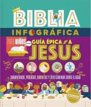 Biblia Infográfica Guía Épica a Jesús (Bible Infographics for Kids, Epic Guide to Jesus) de Brian Hurst