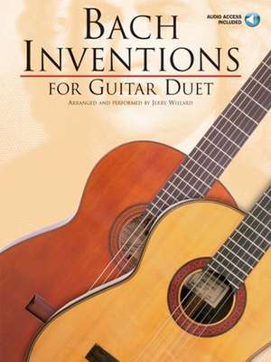 Bach Inventions For Guitar Duet de Jerry Willard