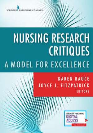 Nursing Research Critique de Bauce, Karen