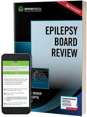 Epilepsy Board Review de Pradeep N Modur