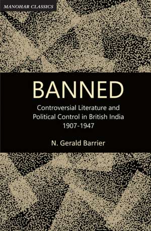 Banned de Norman Gerald Barrier