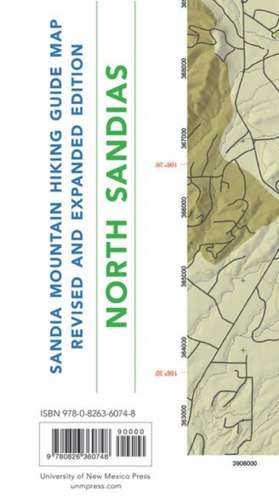 Sandia Mountain Hiking Guide Map, Revised and Expanded Edition de Mike Coltrin