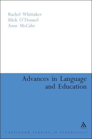 Advances in Language and Education de Dr. Anne McCabe