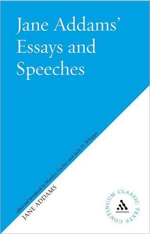 Jane Addams's Writings On Peace de Jane Addams