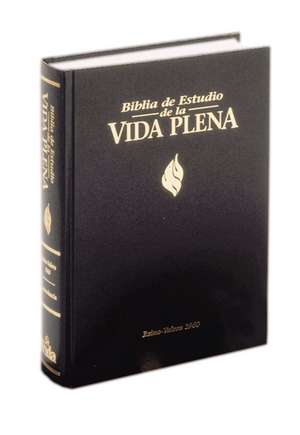 Biblia de estudio de la vida plena Reina Valera 1960, Leather-Look, Negro / Spanish Full Life Study Bible Reina Valera 1960, Leather-Look, Black de Zondervan