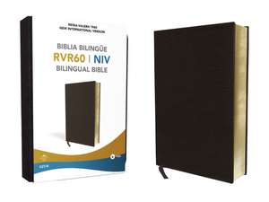 Reina Valera 1960/NIV, Bilingual Bible, Leather-Look, Black de Zondervan