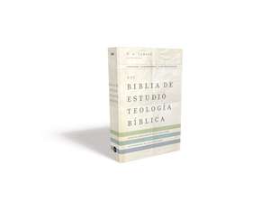 NVI Biblia de Estudio, Teología Bíblica, Tapa Dura, Interior a cuatro colores: Sigue el plan redentor de Dios como se desenlaza en las Escrituras de D. A. Carson