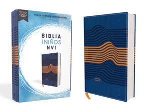 Biblia para Niños NVI, Texto revisado 2022, Leathersoft, Azul, Comfort Print de Nueva Versión Internacional