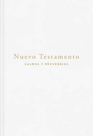 NVI, Nuevo Testamento de bolsillo, con Salmos y Proverbios, Leathersoft, Blanco, Bebés de Vida