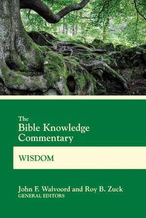 Bk Commentary Wisdom de John F. Walvoord