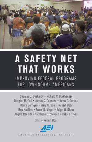 A Safety Net That Works de Robert Doar