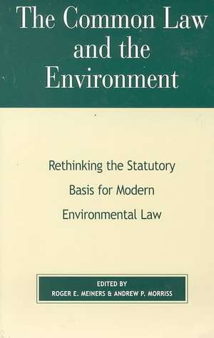 The Common Law and the Environment