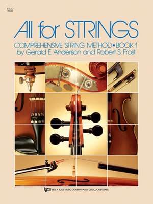 All for Strings Book 1 Cello de Gerald E. Anderson