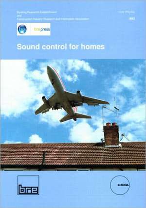 Sound Control for Homes: (Br 238) de Research Establishment Building