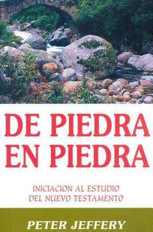 De Piedra en Piedra: Iniciacion al Estudio del Nuevo Testamento = Stepping Stones de Peter Jeffery