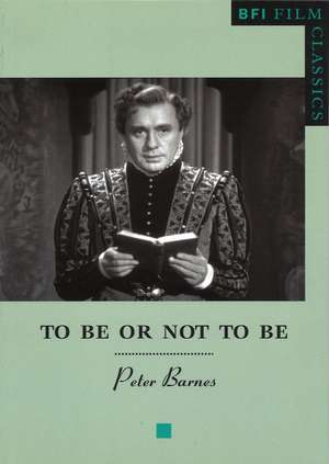 To be or Not to be de Peter Barnes