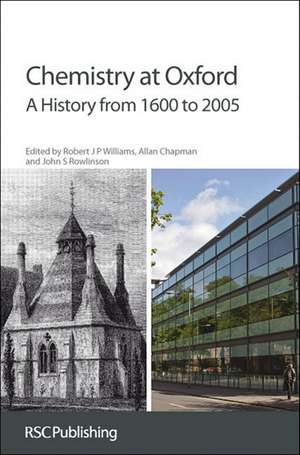 Chemistry at Oxford: A History from 1600 to 2005 de Robert J. P. Williams