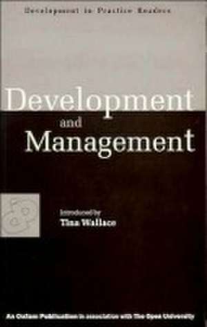 Development and Management de Tina Wallace