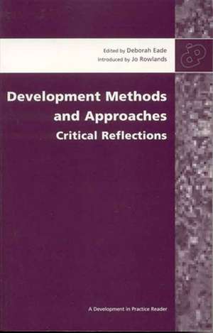 Development Methods and Approaches de Deborah Eade