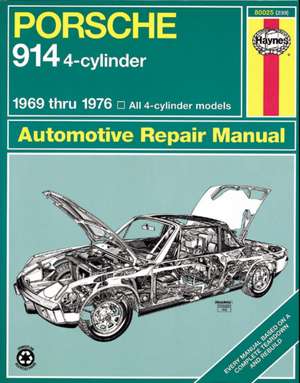 Porsche 914 4–cylinder (1969–1976) Haynes Repair Manual (USA) de Haynes